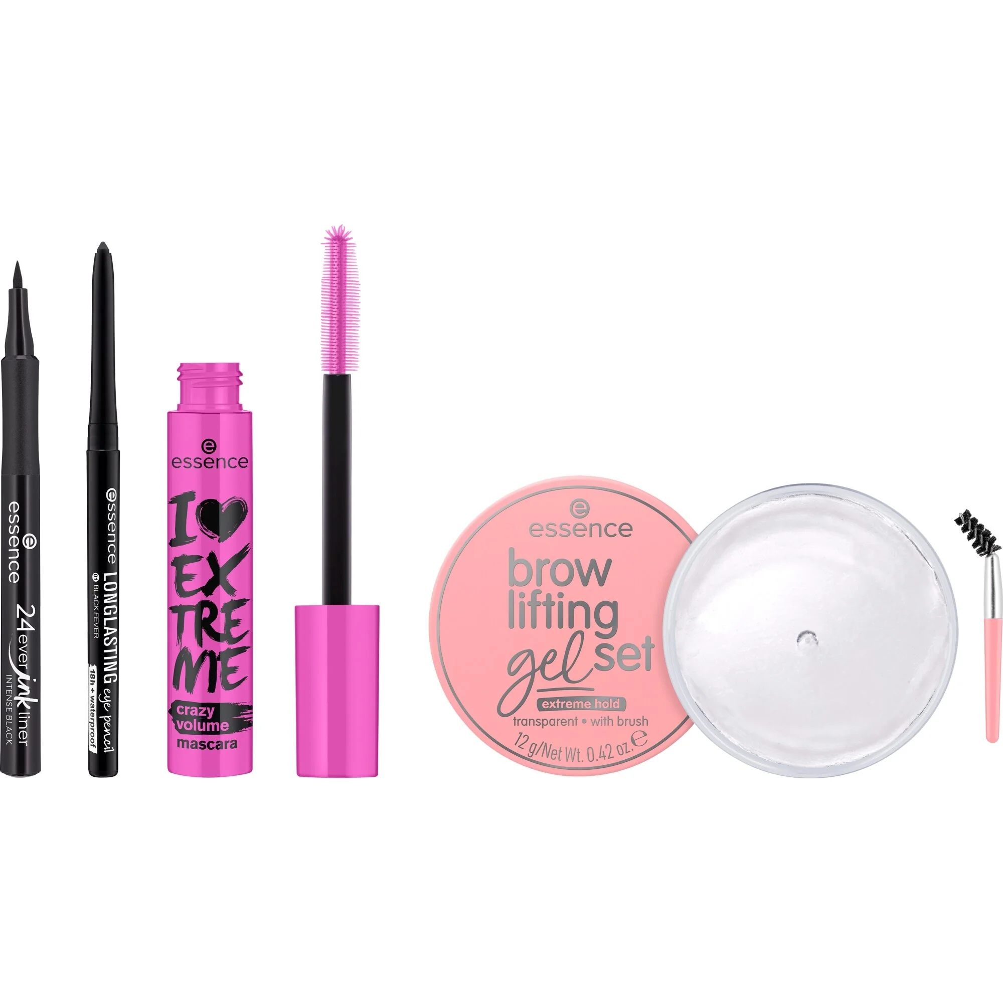 Occhi I LOVE EXTREME set occhi - Cofanetto Make Up, Mascara, Matita occhi, Gel e mascara sopracciglia