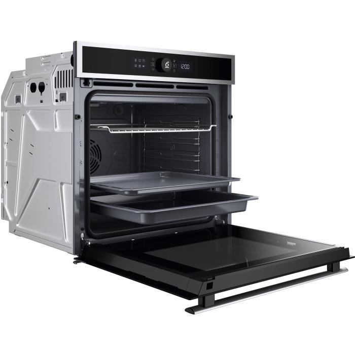 Forno da incasso - WHIRLPOOL - WOI4IS8PM0XAF - 73 L - Pulizia pirolitica - Acciaio inox - Classe energetica A+