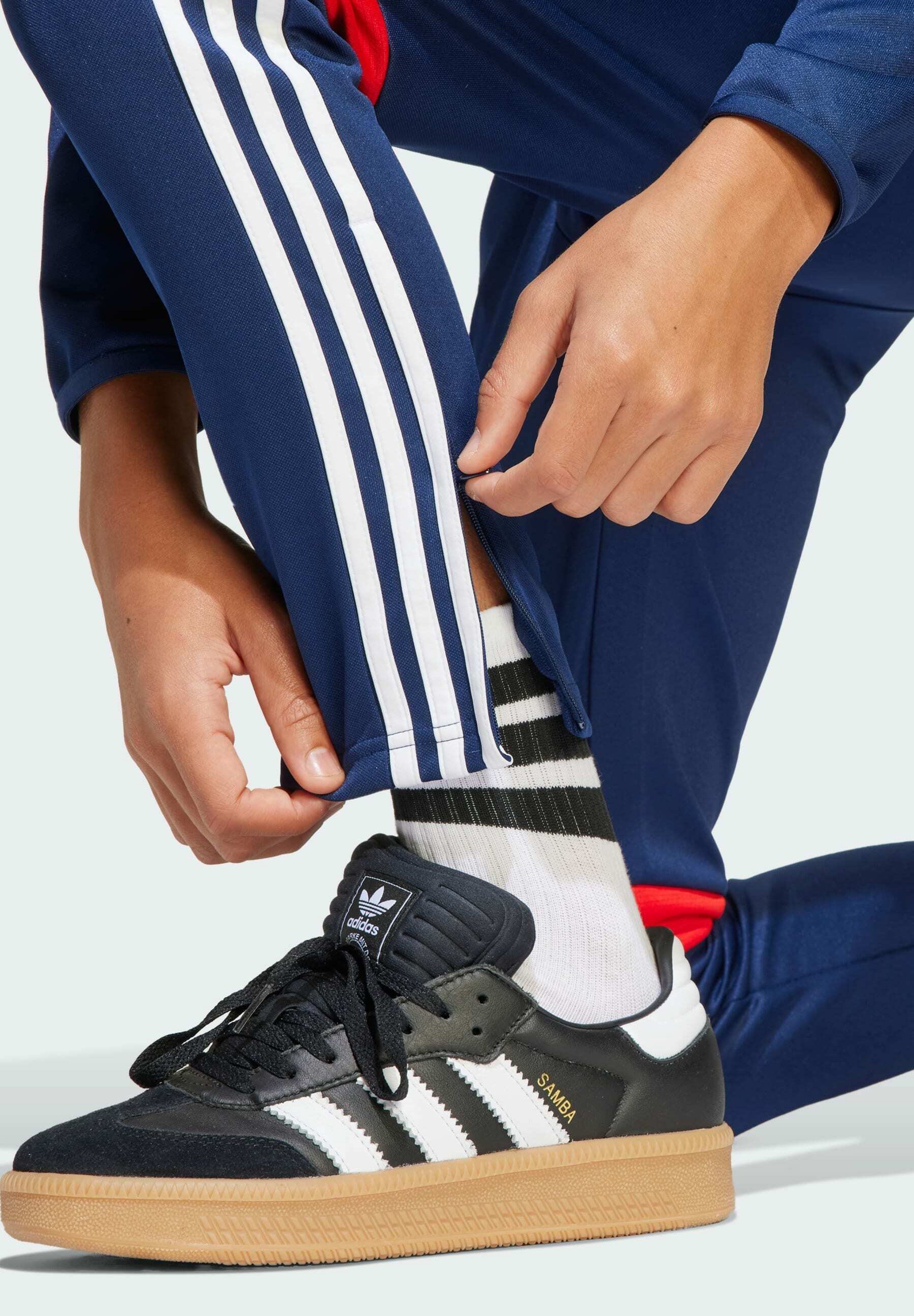 adidas Performance trainingsbroek - team marineblauw rood