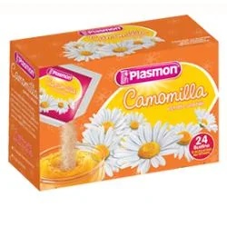 Chá de camomila Plasmon, 24 sachês para toda a família.