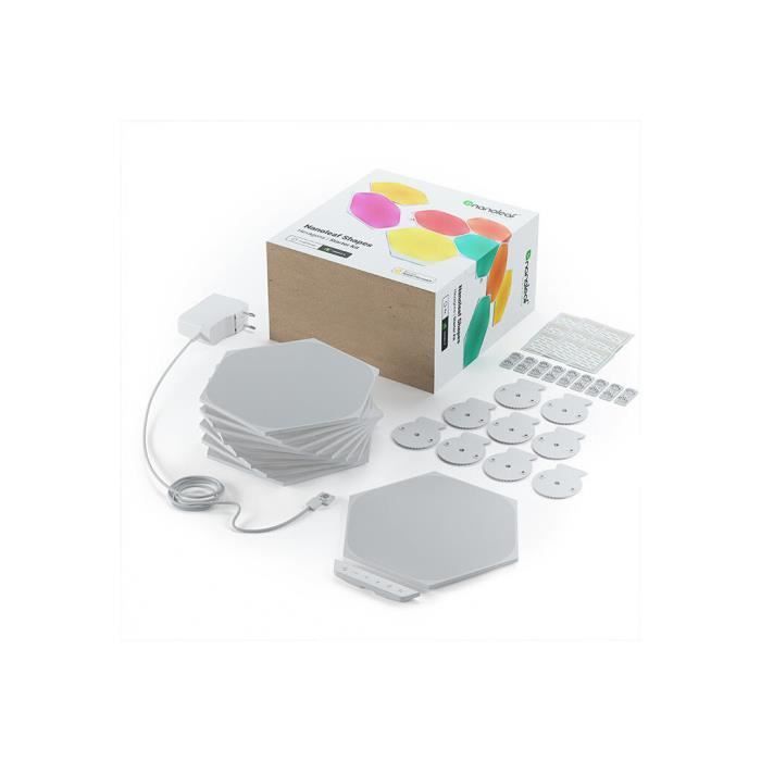 Panneaux LED - Nanoleaf - Hexagones - Multicolore - Intérieur - Électrique