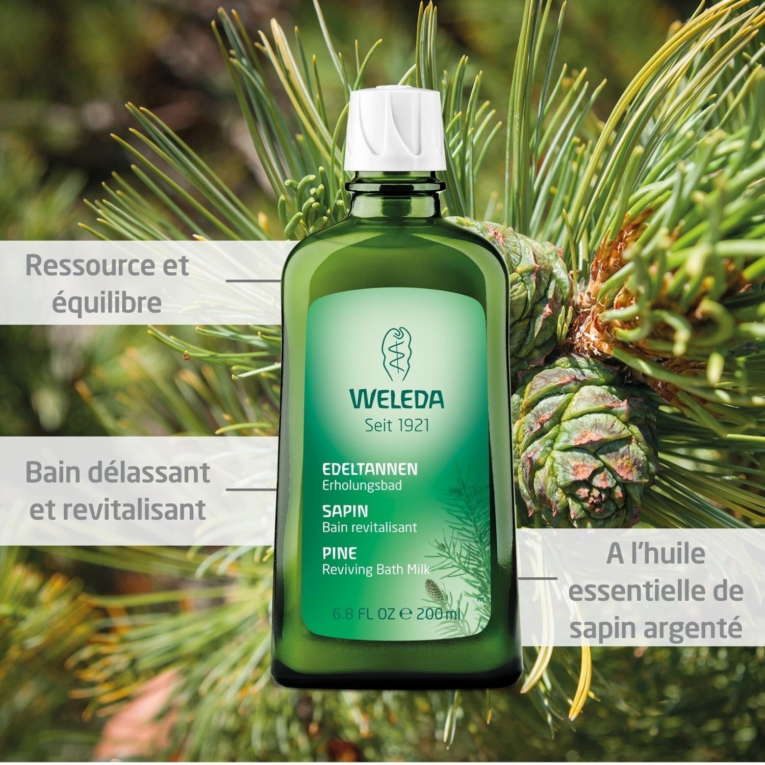 Weleda Bain revitalisant au Sapin - 200 ml