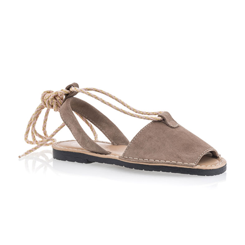 Brune sandaler / sko med åpen tå til dame