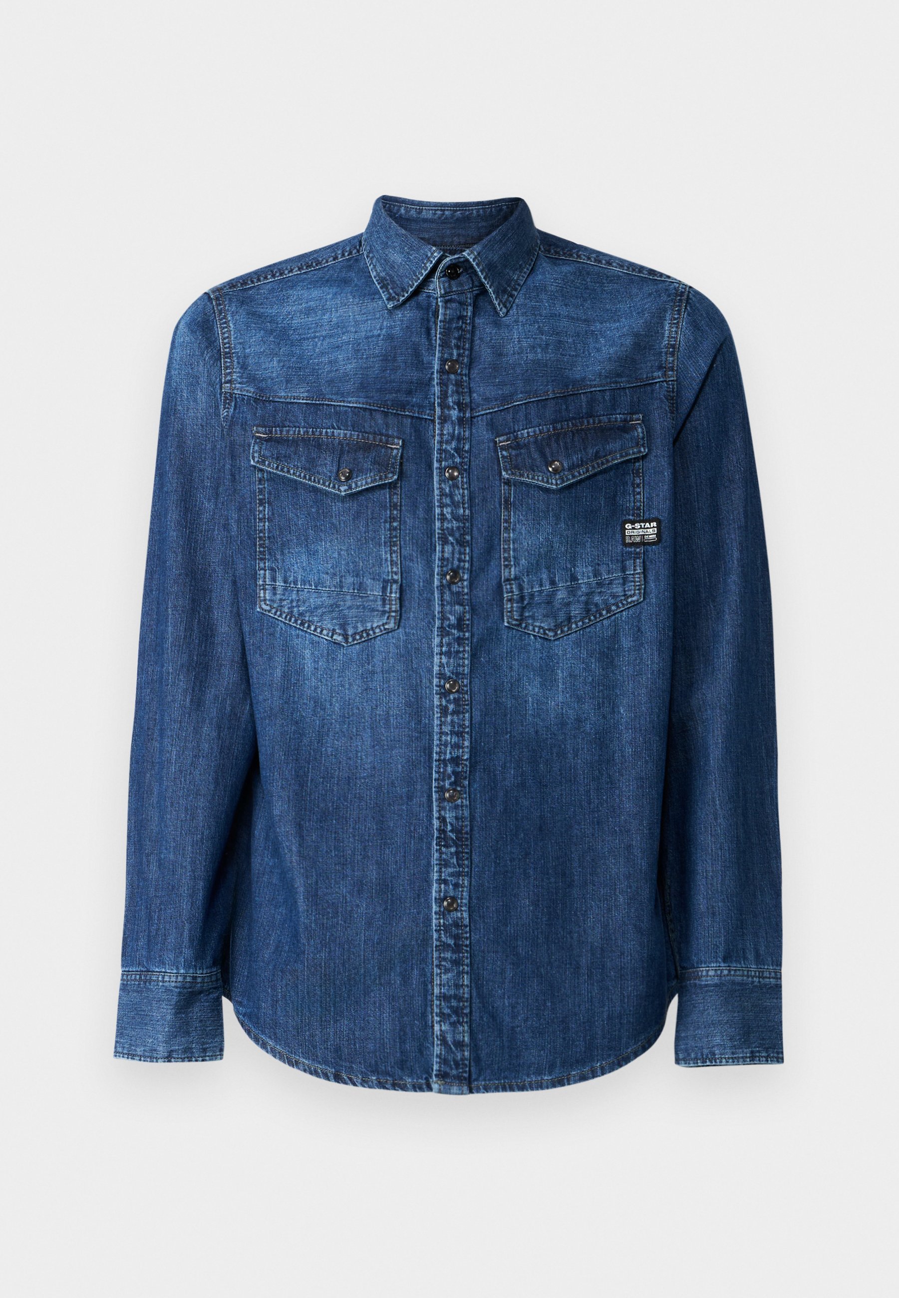 G-STAR DAKOTA SLIM SHIRT LONG SLEEVE - Krekls - valkāts pretvēja laikā