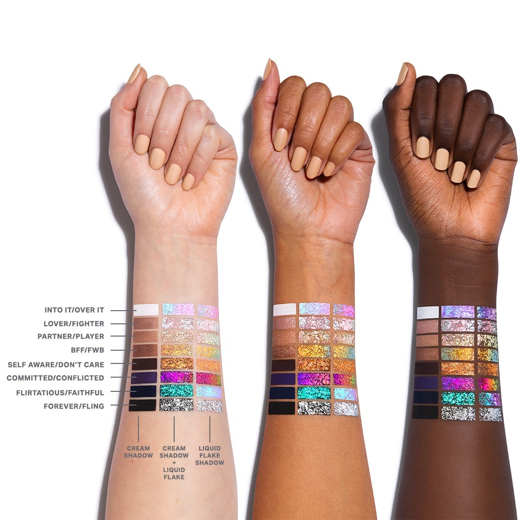 Očné tiene Morphe MIXED SIGNALS Očné tiene v tyčinke s dvoma krémovými a tekutými prvkami – 8 g