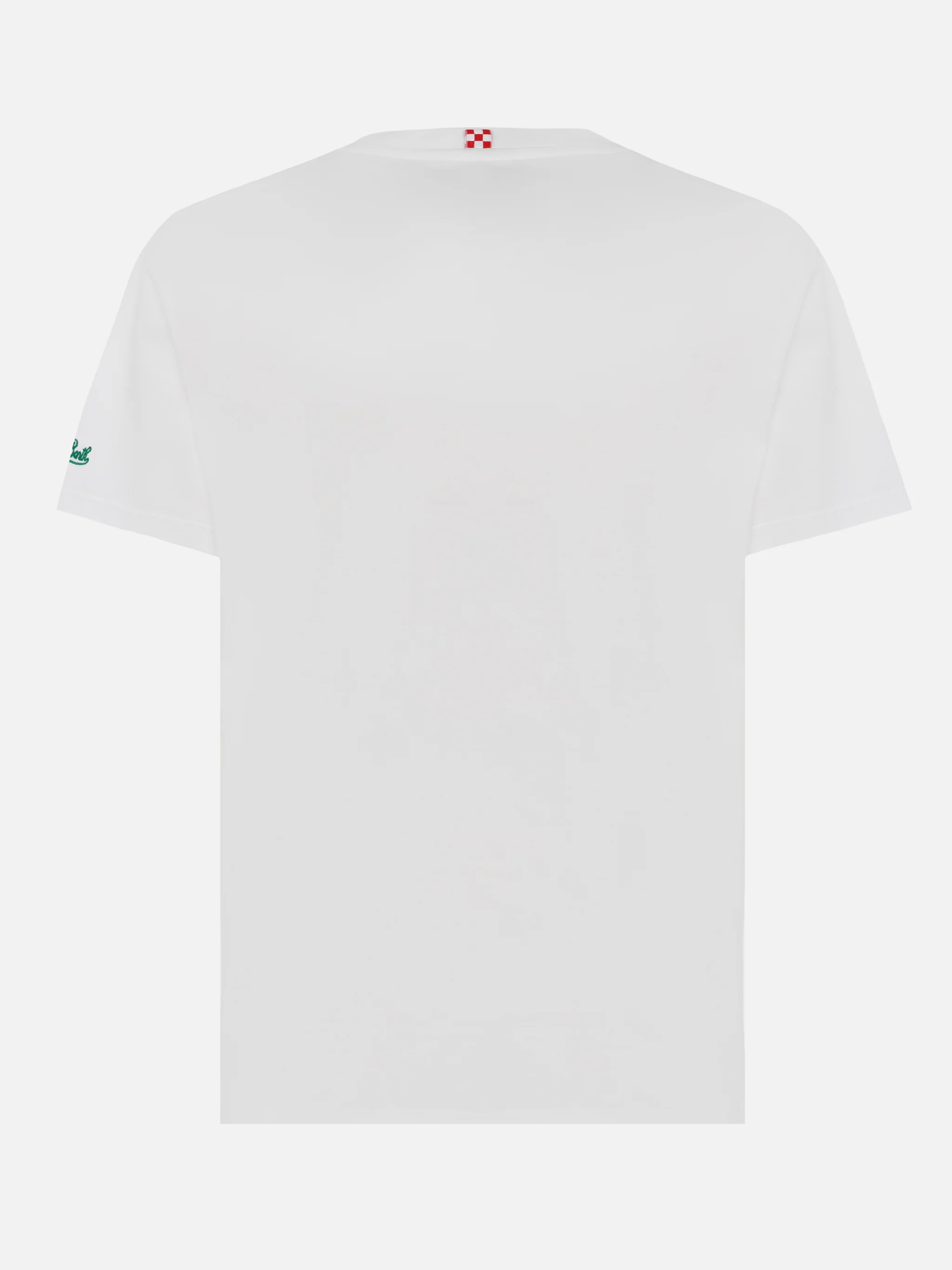 Tshirt in cotone Austin con ricamo e stampa orologio