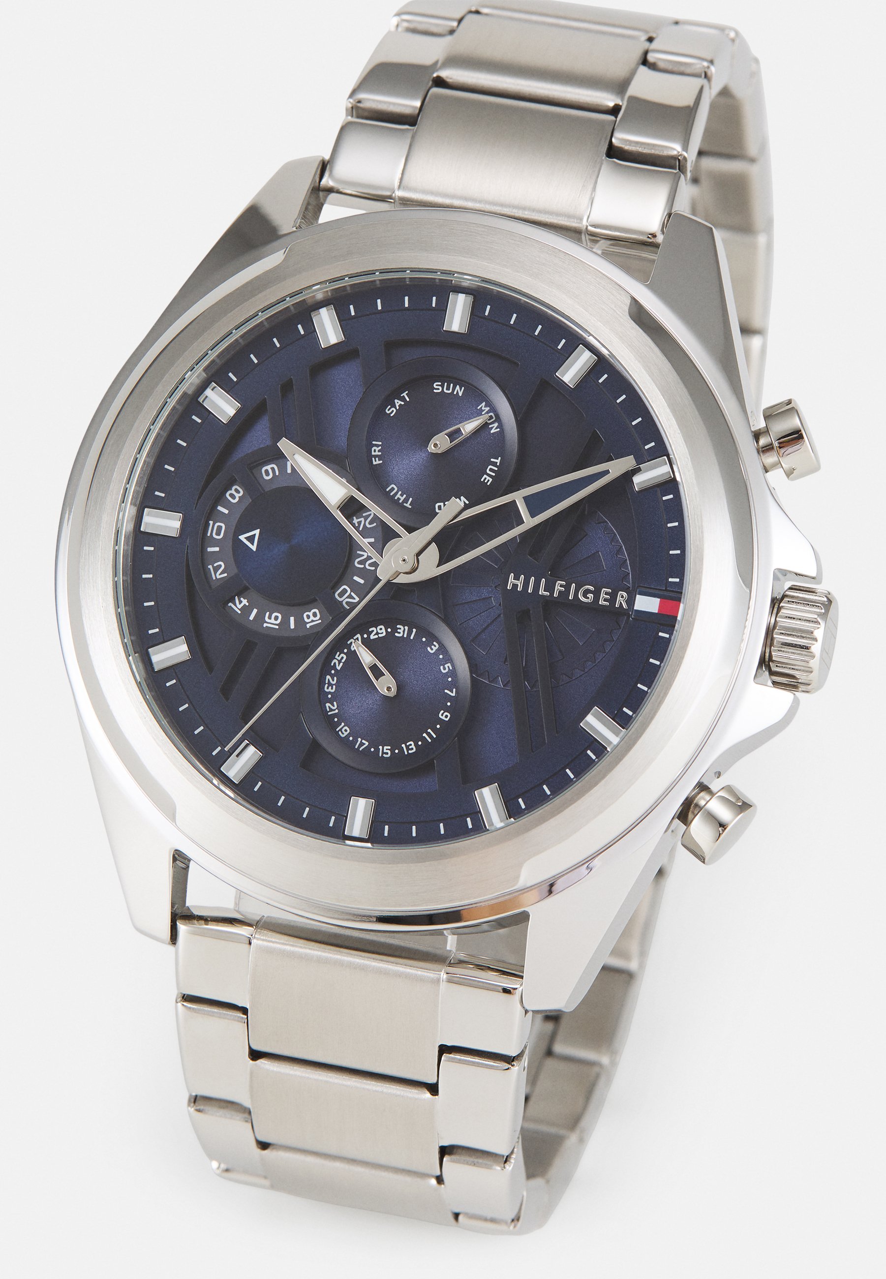 Tommy Hilfiger JAX - Orologio - color argento/blu