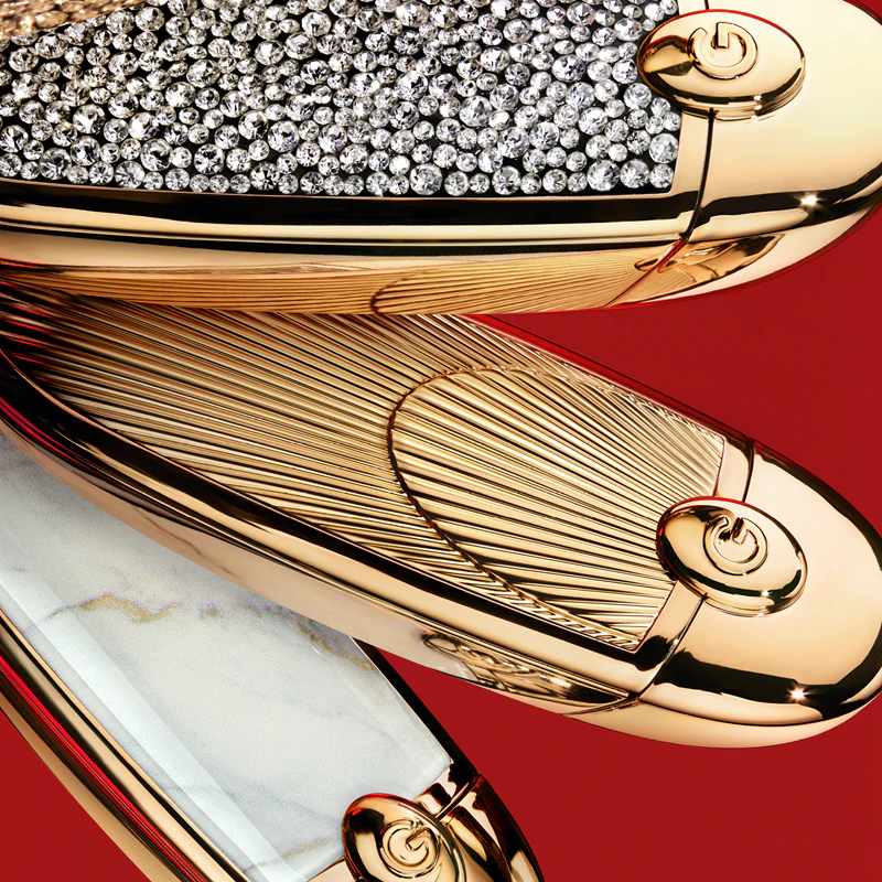 Puzdro na rúž GUERLAIN Rouge G Double Mirror Jewel Case so zrkadielkom