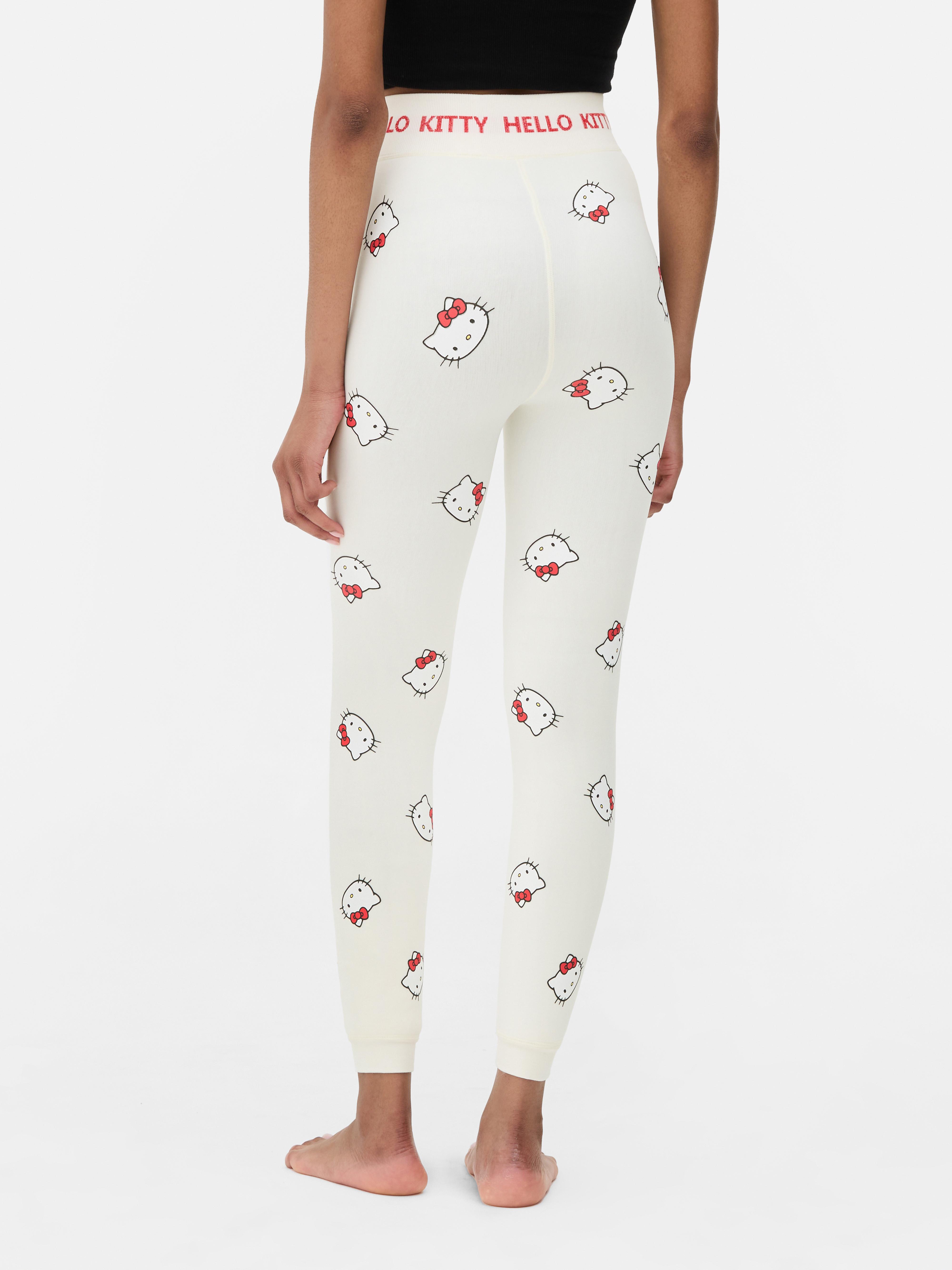 Leggings in velluto con morbida fodera Hello Kitty. Goditi il massimo comfort con questi leggings termici con stampa Hello Kitty.
