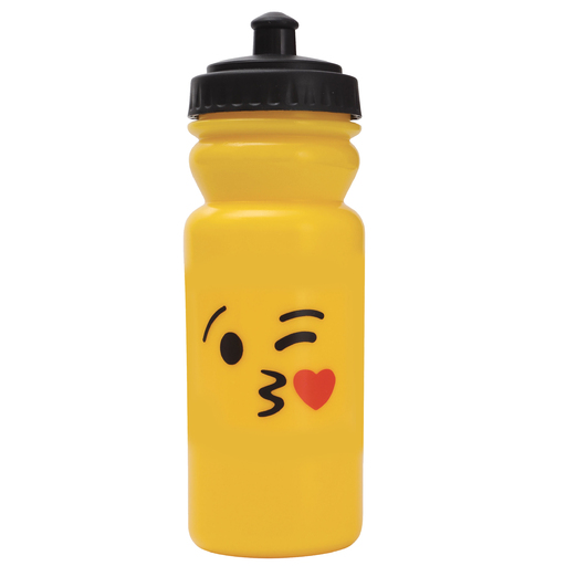  Botella Emoji Beso Corazón 600ml Emoticonwold