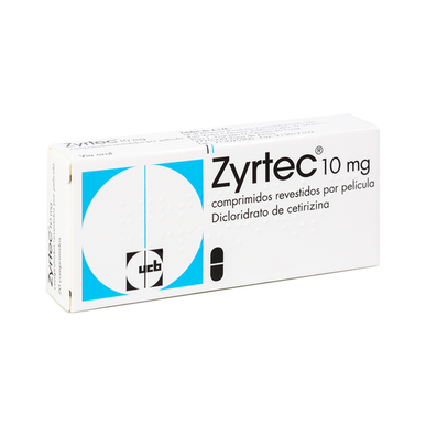 Zyrtec 10 mg tabletės Vaistas nuo alergijos 7 tabletės 7 tabletės