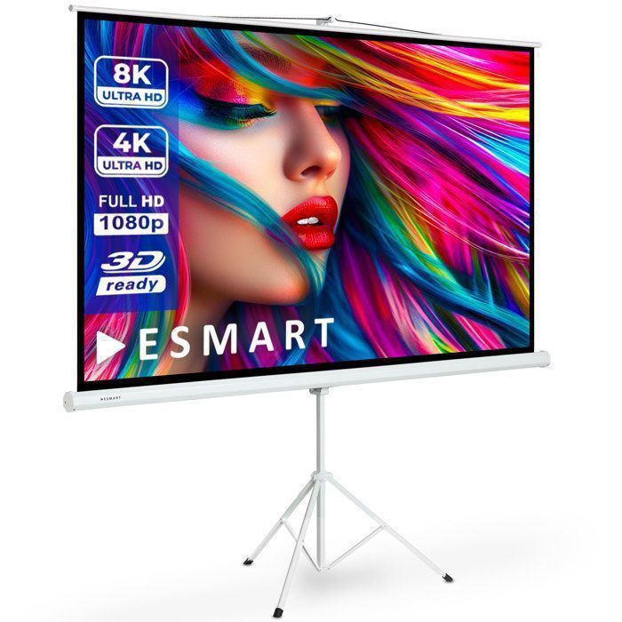 ESMART Professionnel MISATI Écran de trépied 221 x 125 cm (100