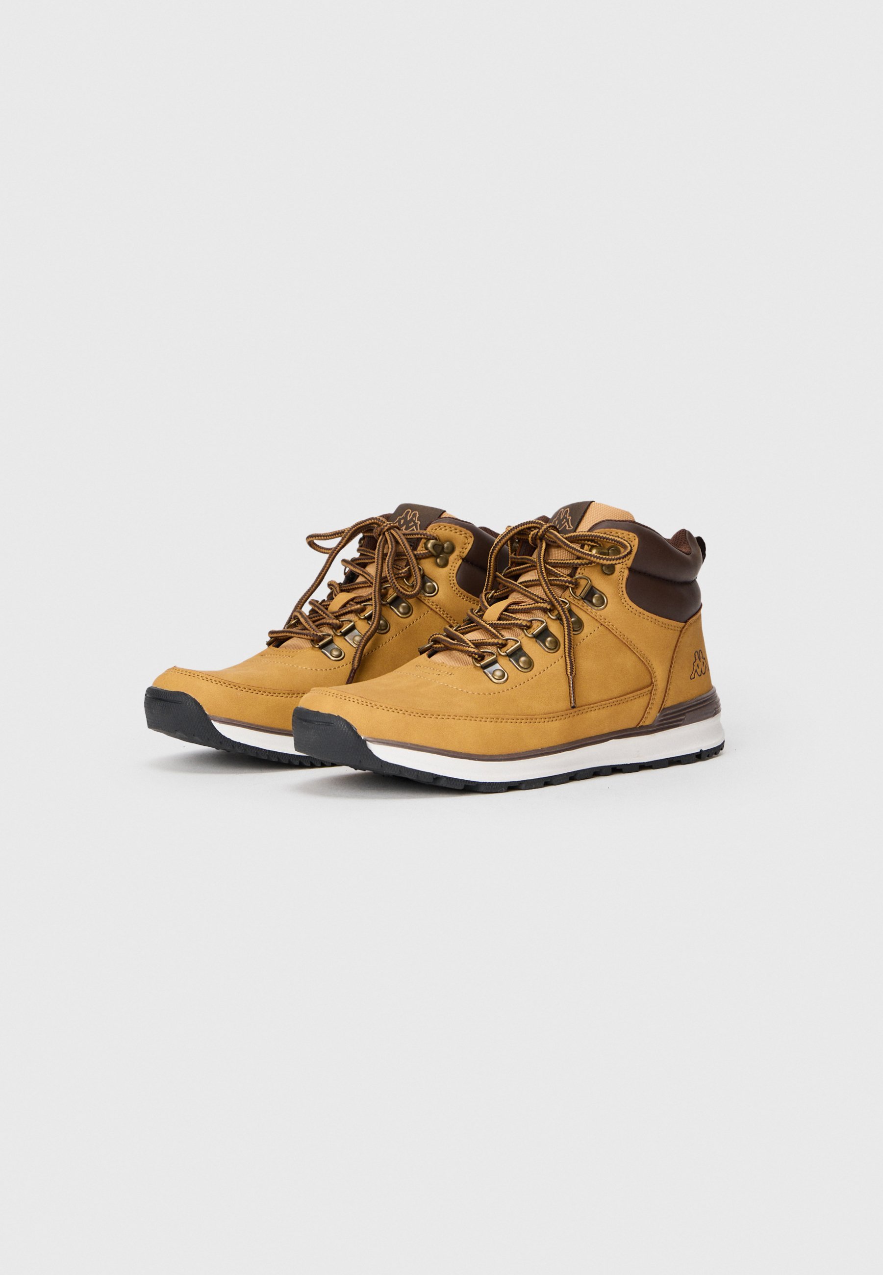 Kappa MONSI MID - Scarpe da trekking - giallo marrone chiaro/marrone rovere