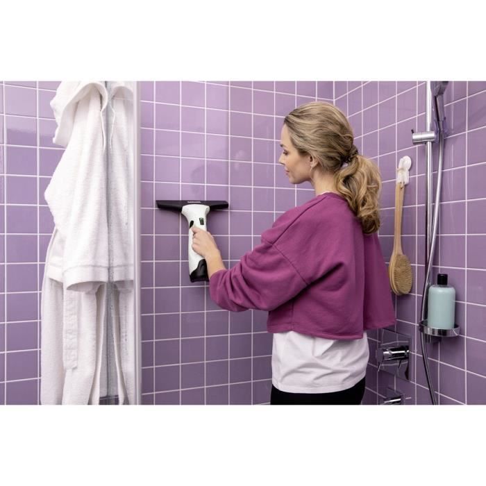 KARCHER WV 2 Plus - Limpiador de ventanas - 2 rasquetas (170 mm + 280 mm) - 35 min de autonomía - Limpia hasta 105 m² (35