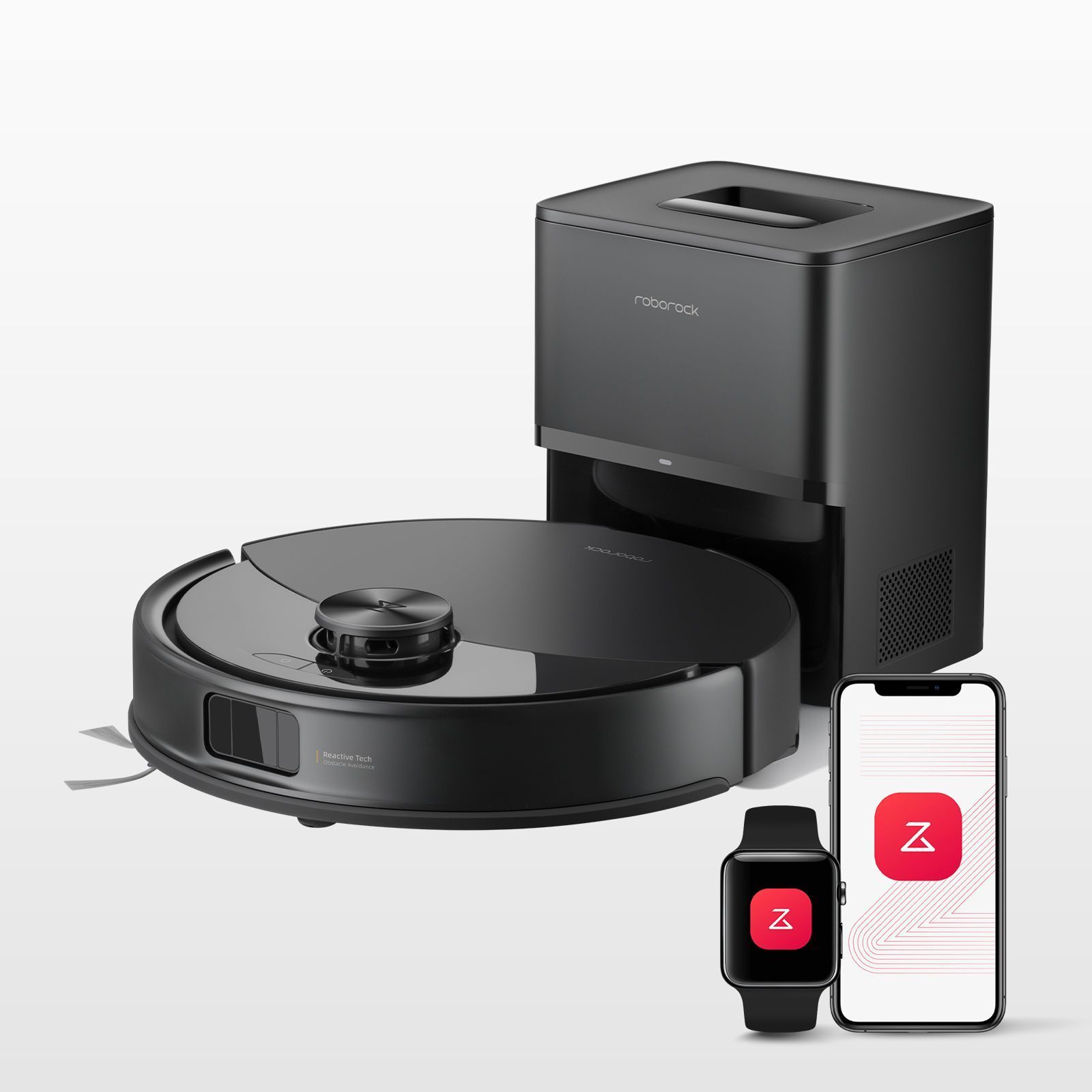 ROBOROCK Q10 VF+ - Robô Aspirador e Mop com Estação de Esvaziamento Automático - Potência de Sucção de 10000 Pa - Autonomia da Bateria de 150 min