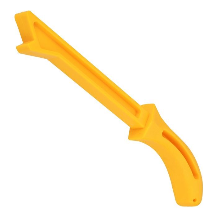 SALALIS bastone di spinta per sega da banco, bastone di spinta giallo di sicurezza per sega da legno, per sega da banco fai da te (vuoto)