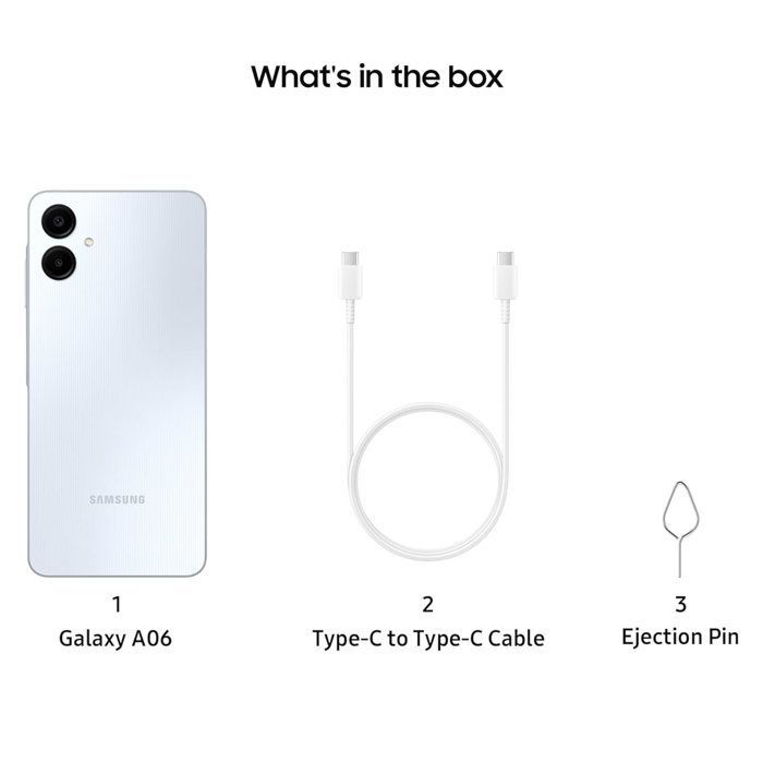Smartphone - SAMSUNG - Galaxy A06 - 4 Go RAM - 64 Go - 5000 mAh