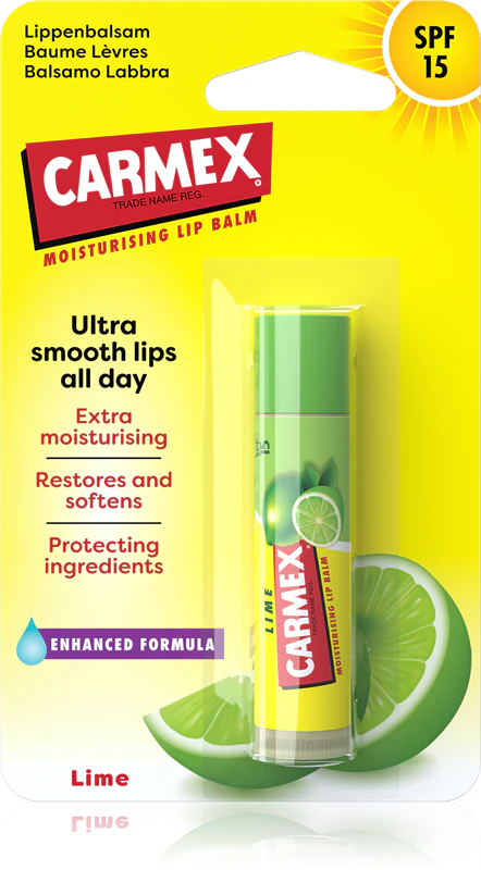 Carmex Lime Twist Protetor Labial Hidratante em Bastão FPS 15