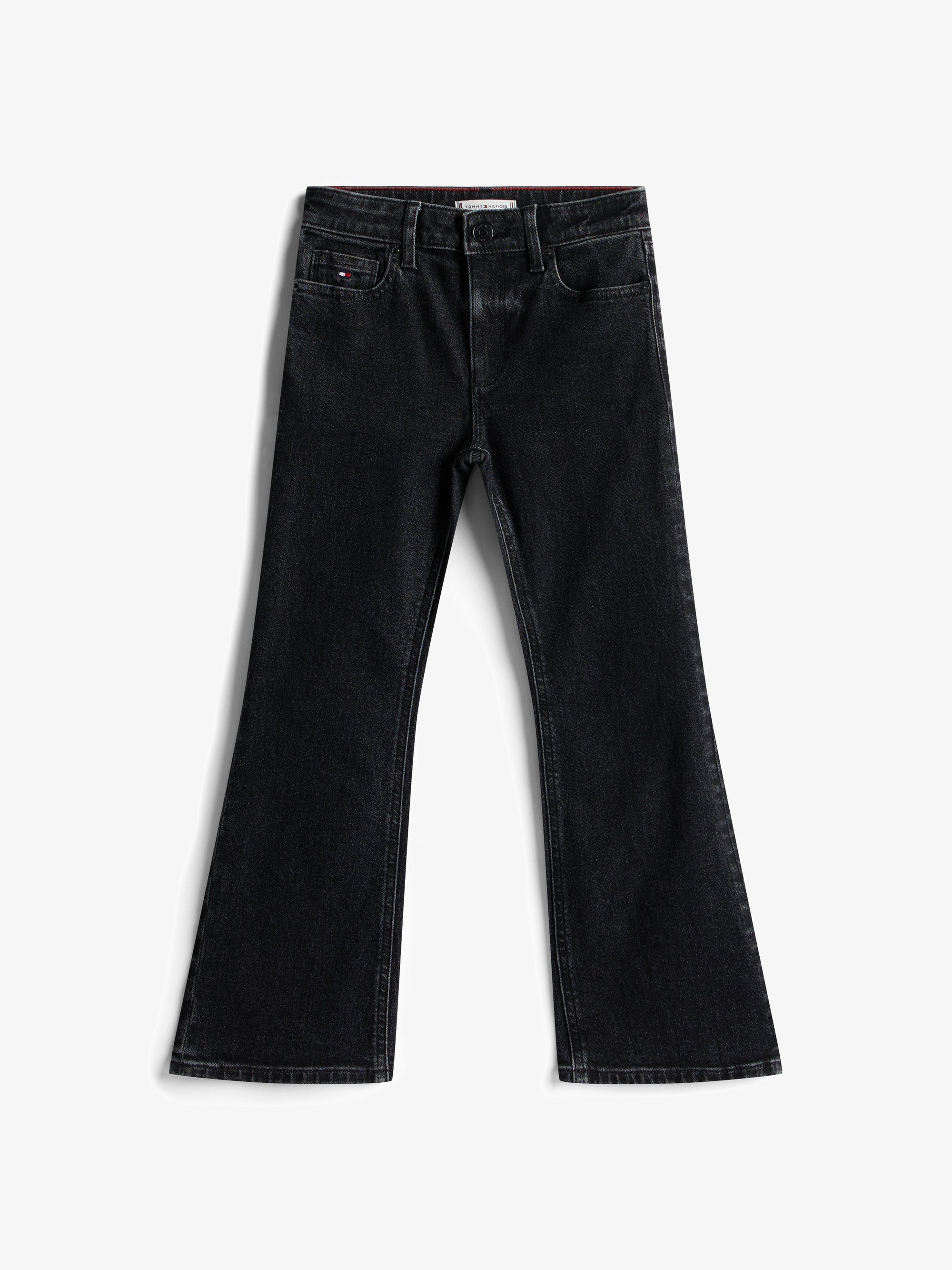 Tommy Hilfiger FLARE BLACK - Uitlopende jeans - zwart