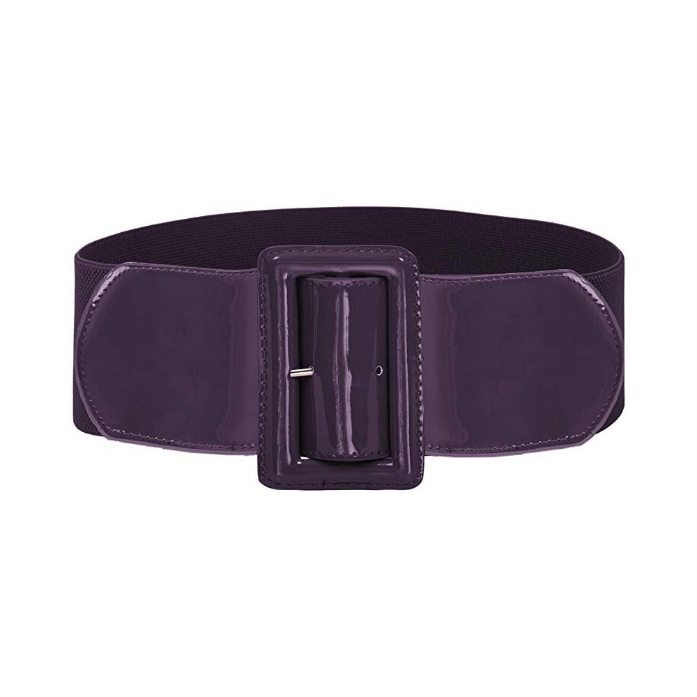 Ceinture élastique pour femme années 1950, 7,6 cm de large