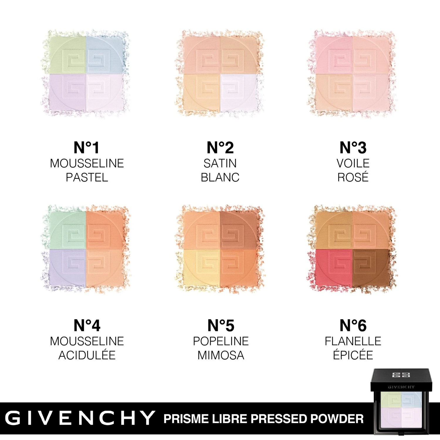 Givenchy Poudre compacte fixatrice, floutante et matifiante