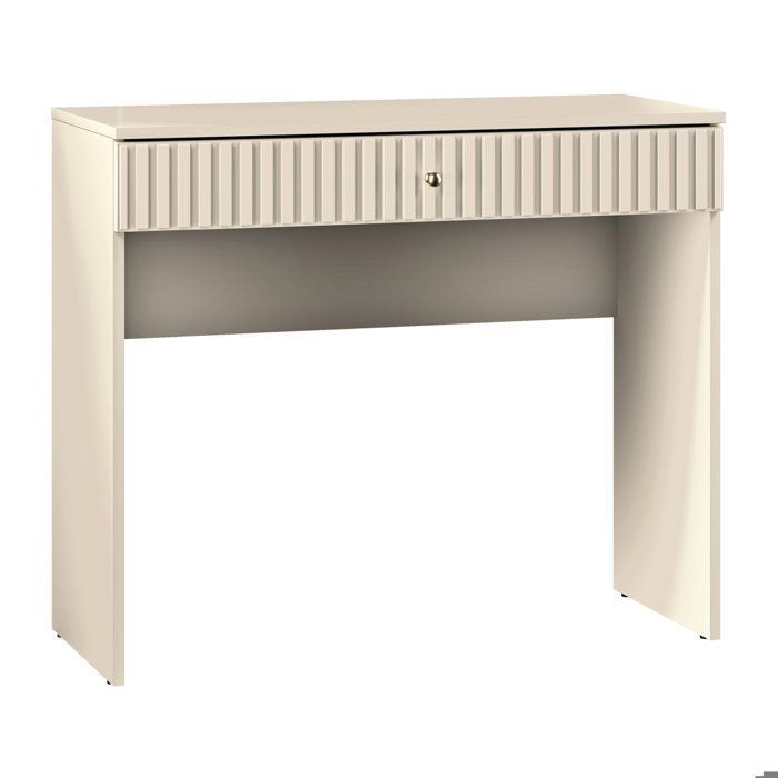 Penteadeira com gaveta - CALETTO - 92 cm - bege