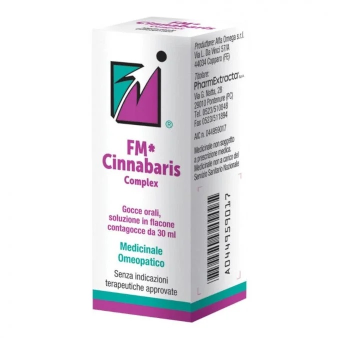 Complexe FM Cinnabaris, gouttes orales homéopathiques 30 ml
