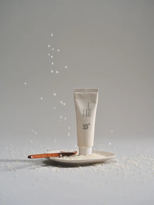 Creme facial protetor Beauty of Joseon Relief Sun Rice + Probiotics com probióticos