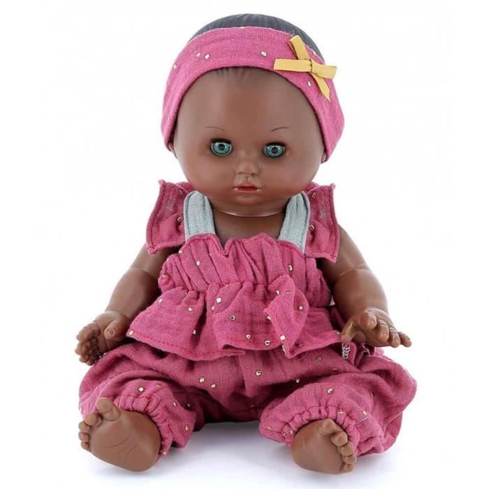 Petit-Câlin Babypop - PETITCOLLIN - Lya - Roze - 28 cm - Gemaakt in Frankrijk
