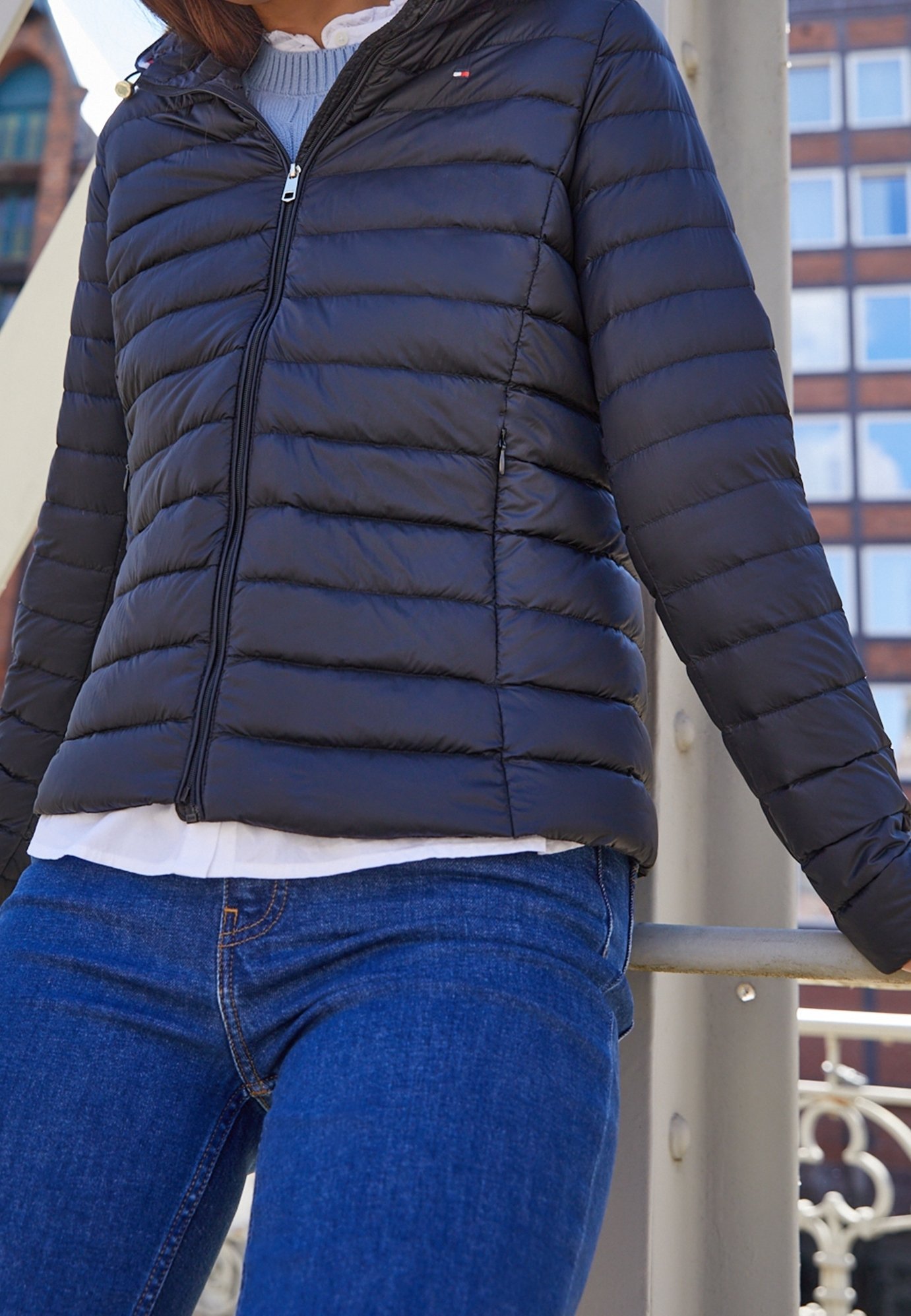 Tommy Hilfiger donsjack - zwart