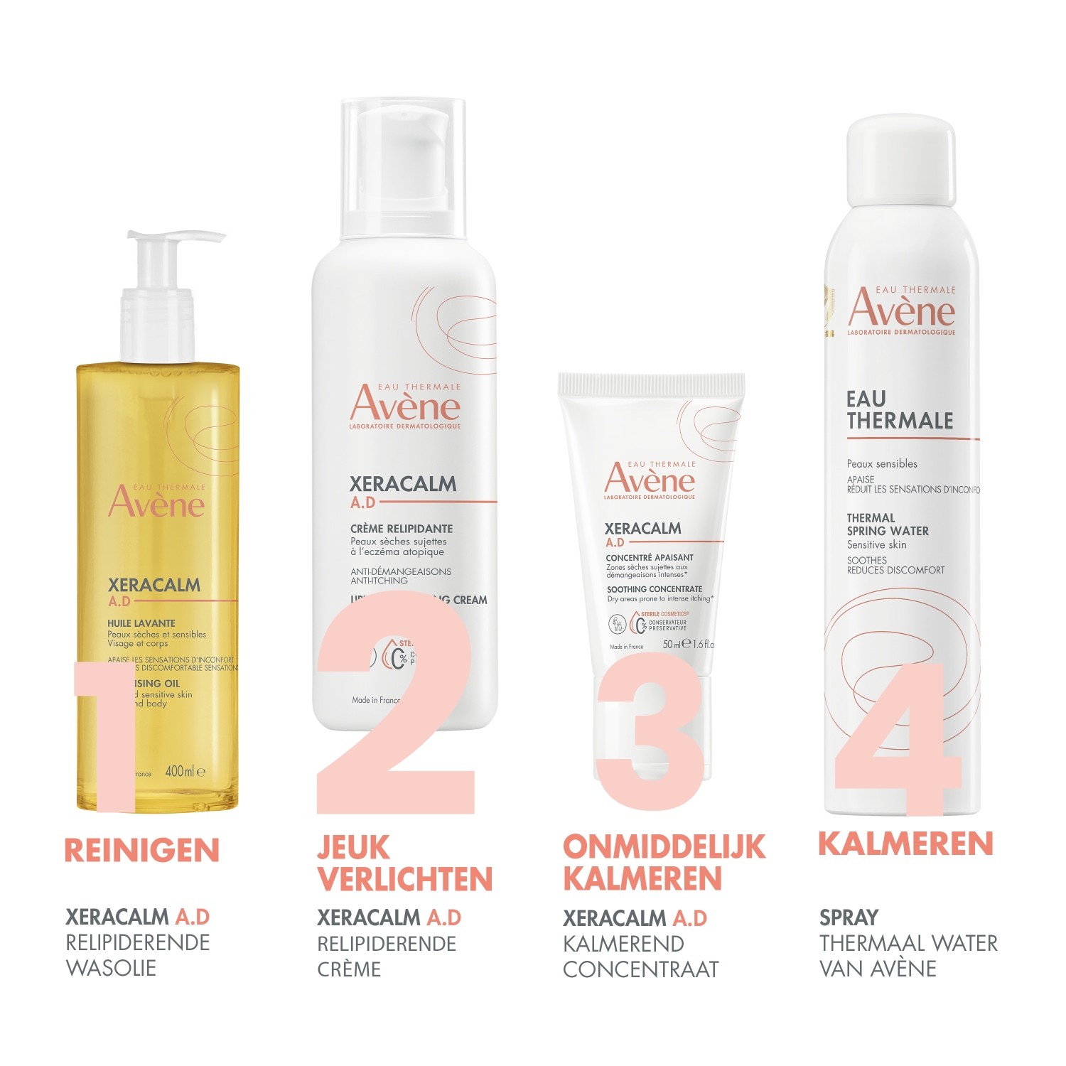 Avène XeraCalm AD lipidus papildantis kremas Gesichtscreme - 200 ml