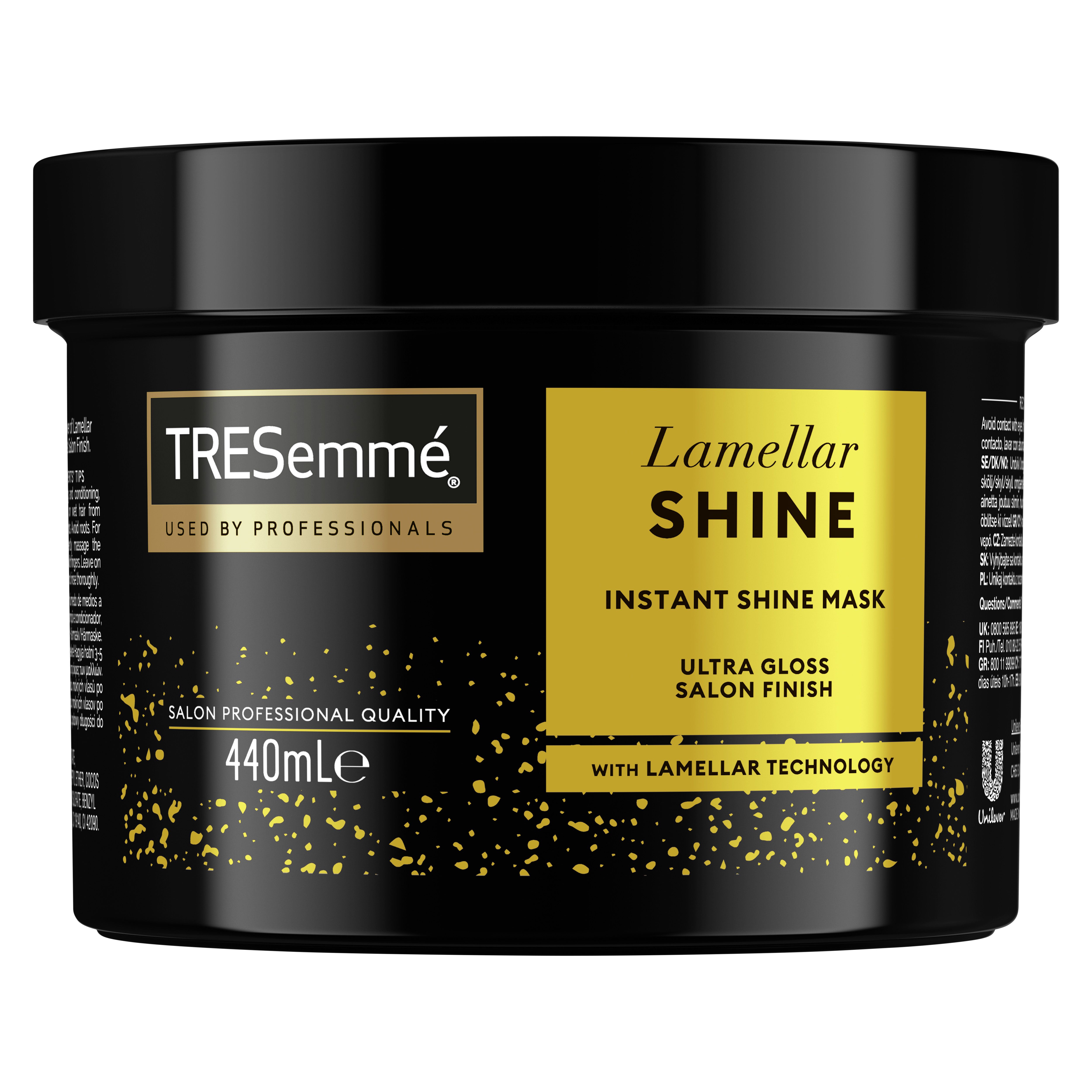 Lamellar Shine plaukų kaukė Plaukų kaukės