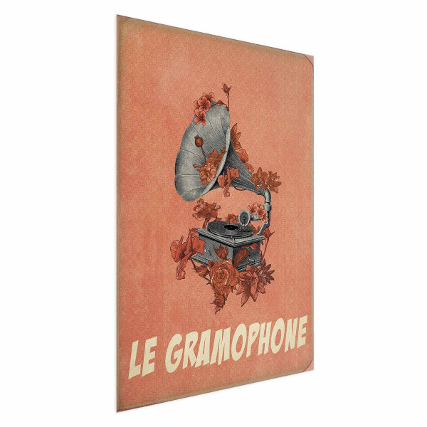 Plakat Gramofon 21x30 cm