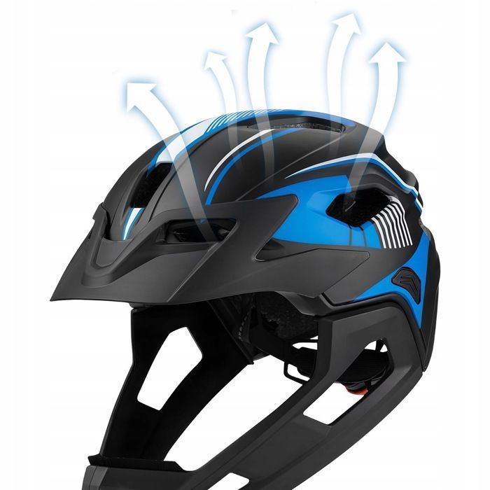 Lightweight 450g convertible full/semi-open face children's bike helmet