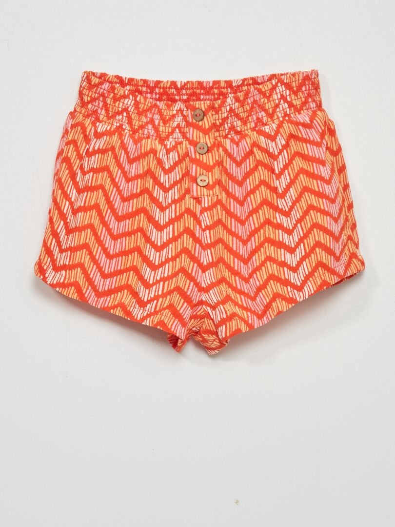 Zachte shorts - WIT