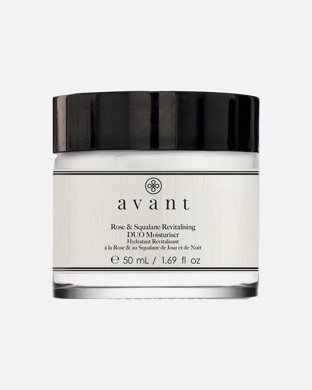 „Avant Skincare“ veido kremas „Age Restore“ su rožių ir skvalano ekstraktu, atgaivinamasis duetas, 50 ml
