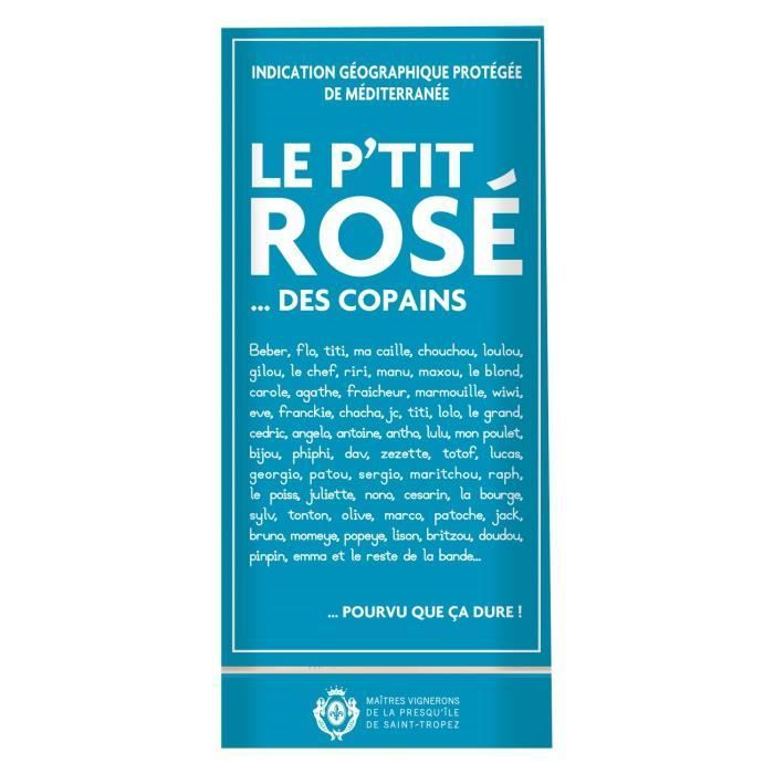 Le P'tit Rosé des Copains Méditerranée - Vino rosado x6
