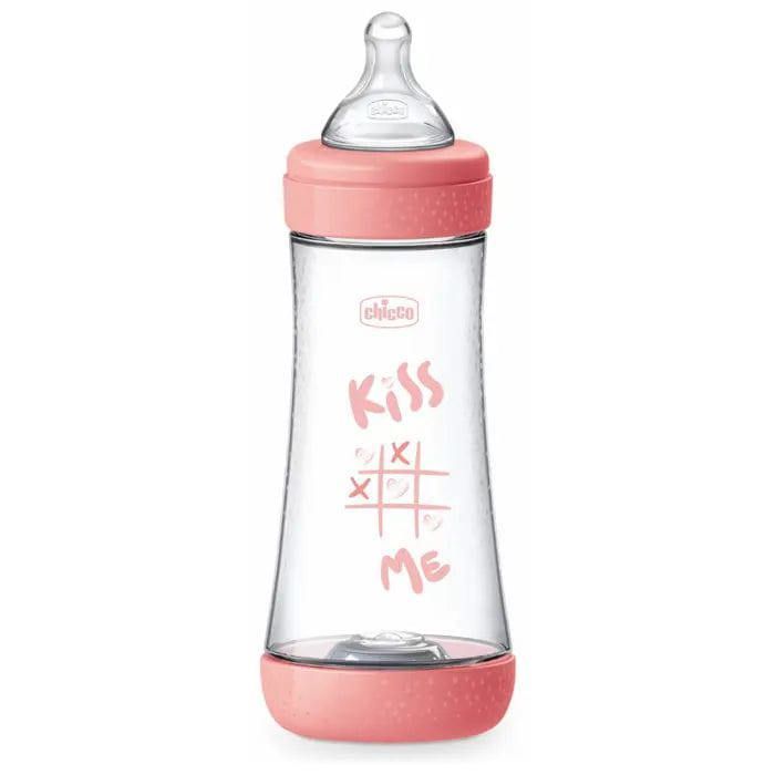 Biberon Chicco Perfect5 4Chicco Biberon Perfect 4M+ 300ml Silicone Rosa