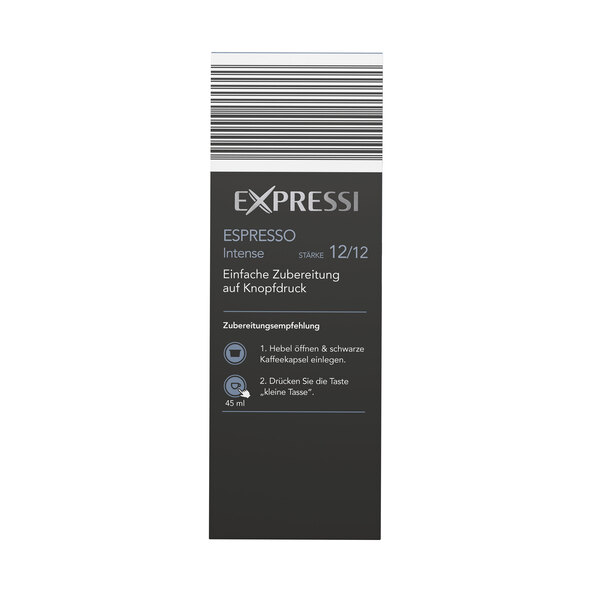 Espresso Intense coffee capsules, 6 x 125 g