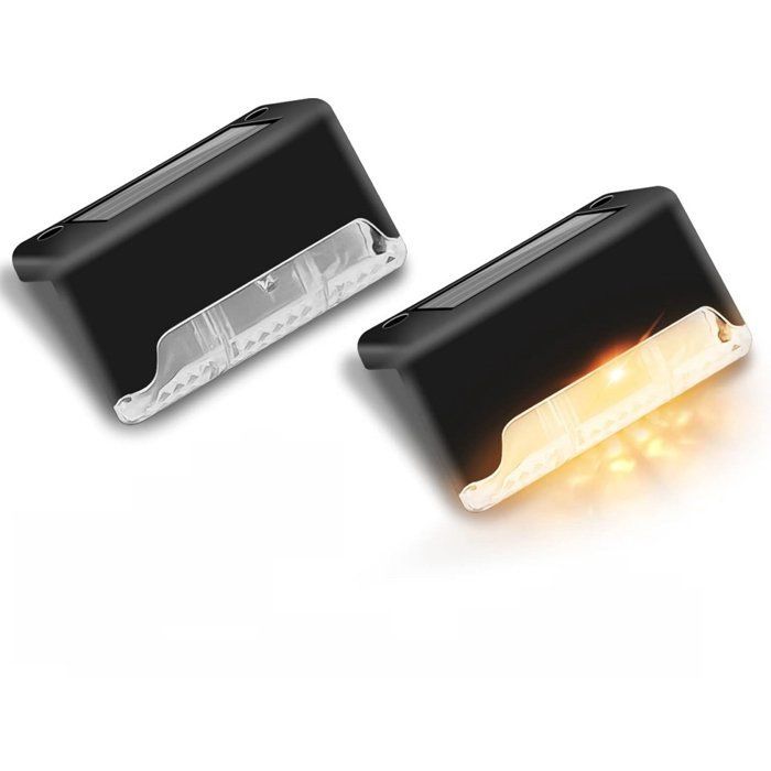 Luces solares para exteriores - Iluminación impermeable para jardines y patios - Aptas para caminos, vallas, escaleras y balcones
