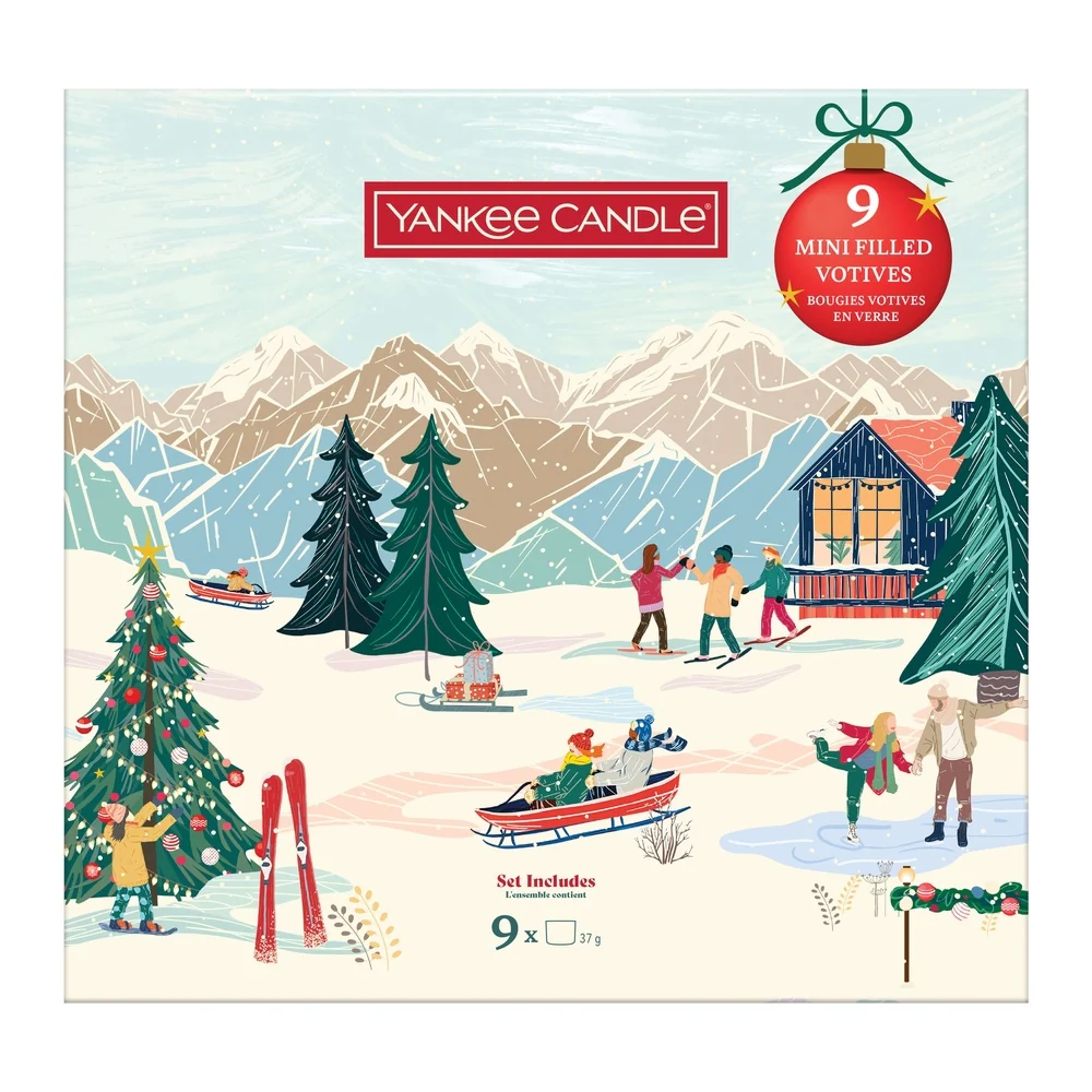 Filled Votive Candles Confezione Regalo Libro 9 Candele Votive - Candela Profumata