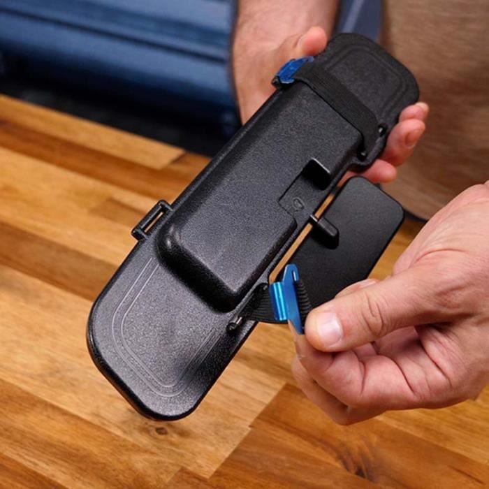 SHOP-STORY - DOPPIO SPECCHIO: Doppio specchietto retrovisore panoramico grandangolare con cinghie regolabili per la protezione dell'angolo cieco durante la guida