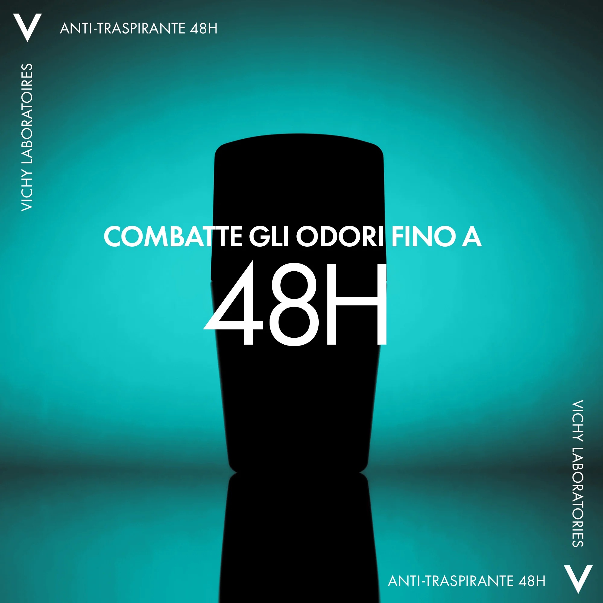 VICHY Vichy 48 uur antitranspirant roll-on deodorant 50 ml voor intensief transpireren