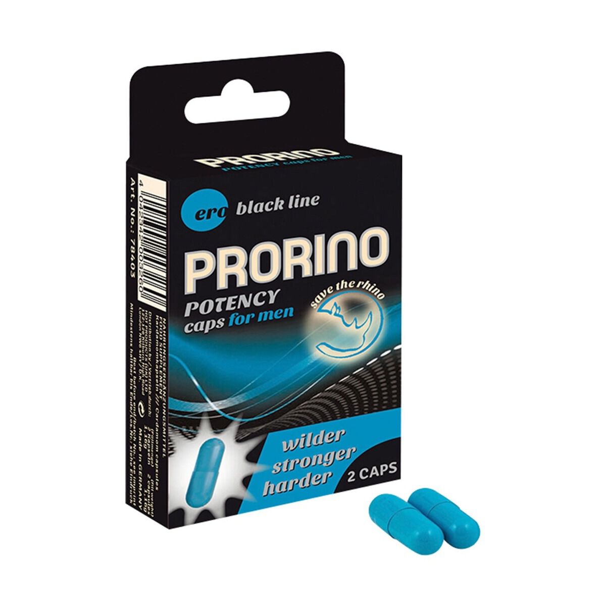 Prorino Potenskapslar för män