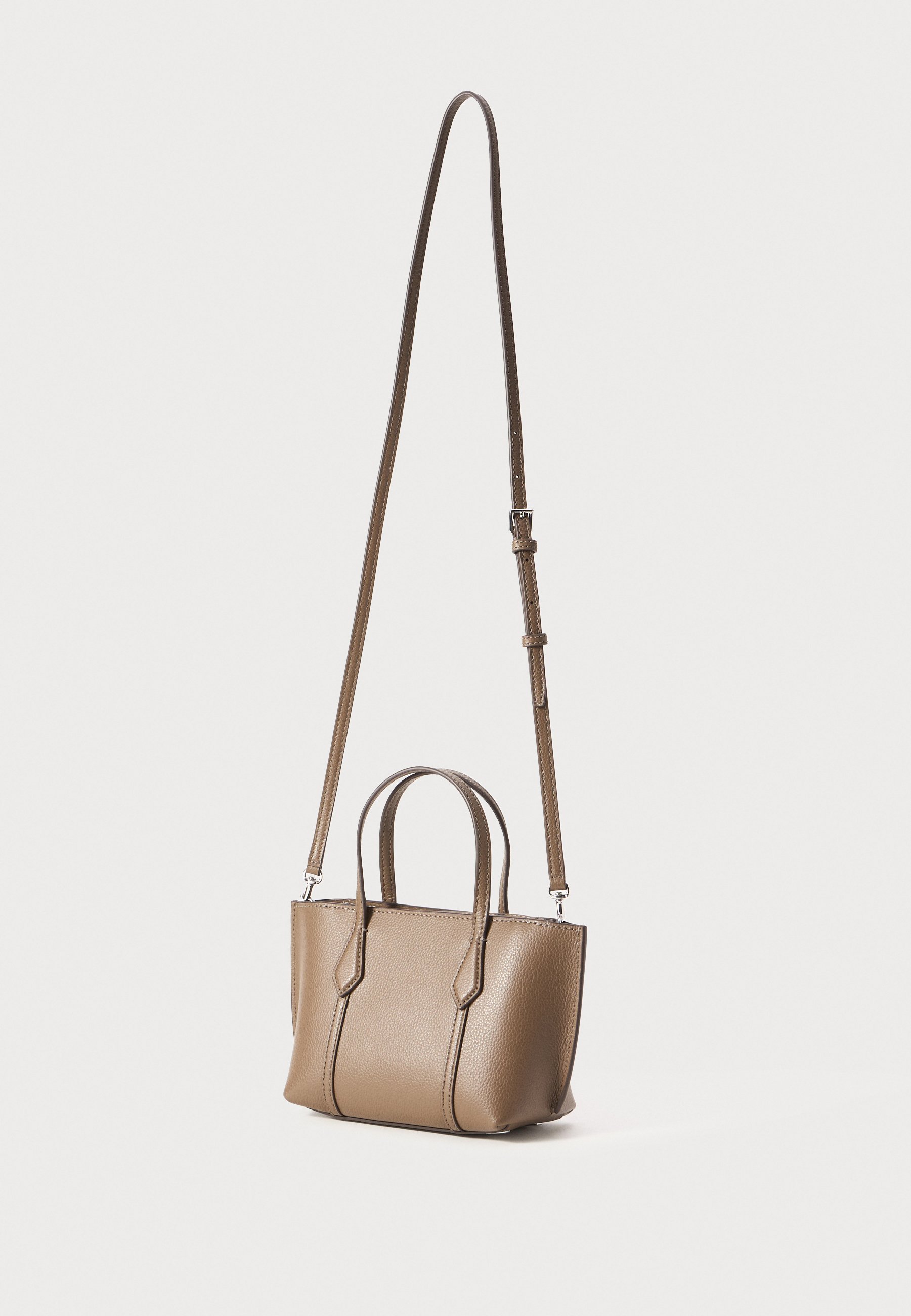 Borsa Tory Burch PERRY MINI TOTE - colore fungo selvatico