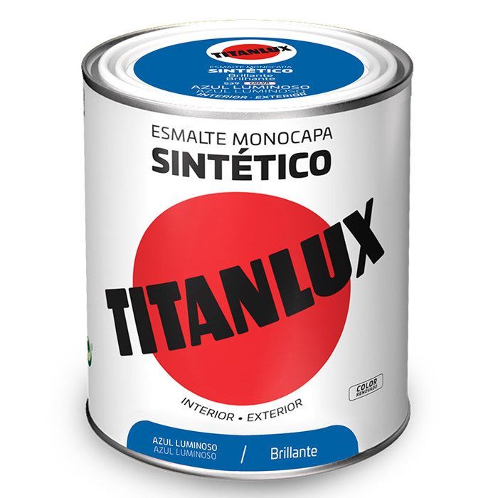 -TITANLUX AZUL LUMINOSO 750ML.