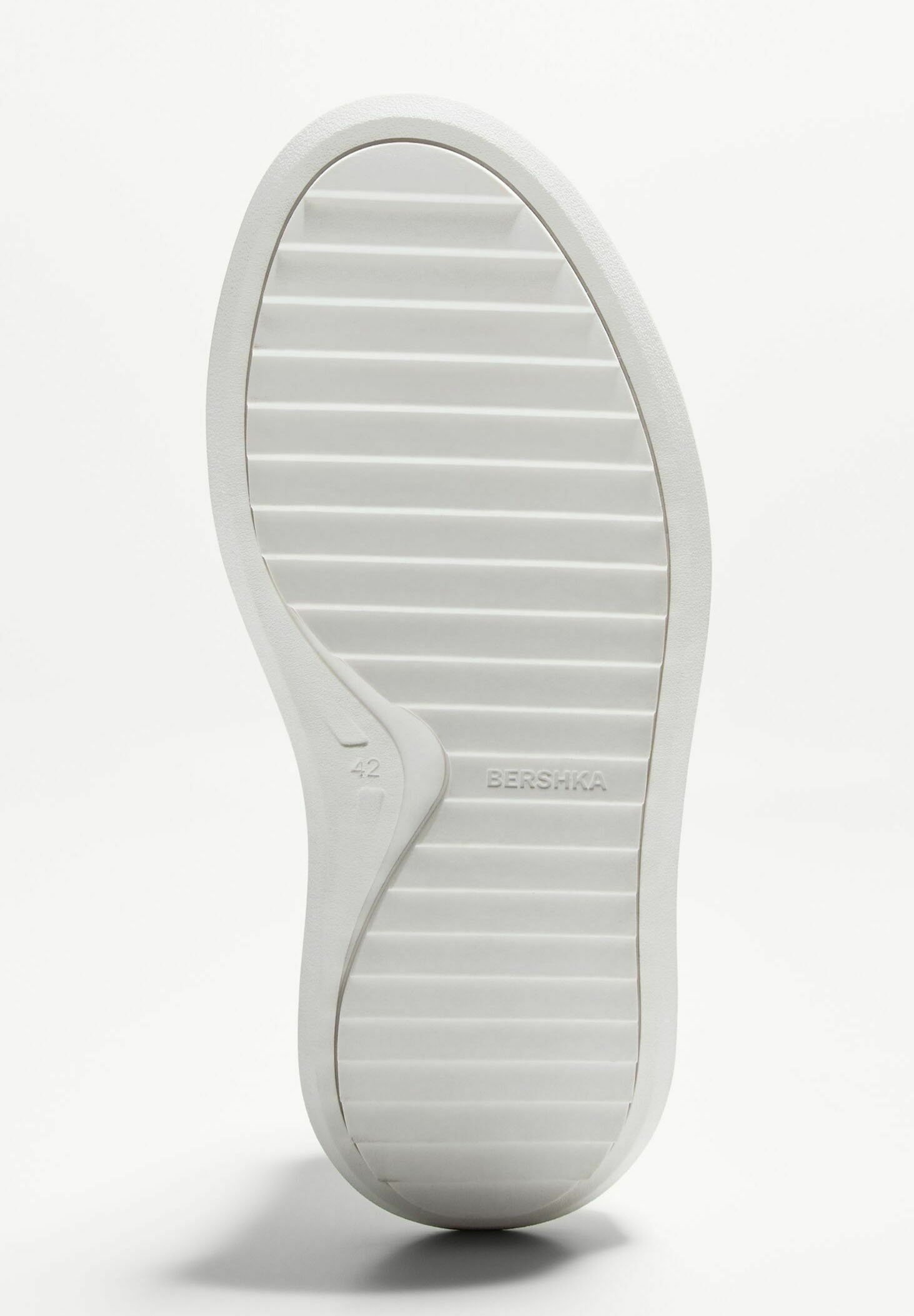 Bershka CHUNKY - Scarpe da ginnastica - bianche