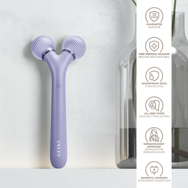Geske Sonic Face Roller 4-i-1 Lilla 1 enhet 1 enhet