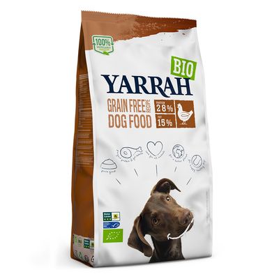 Yarrah Organic Grain-Free s bio kuřetem