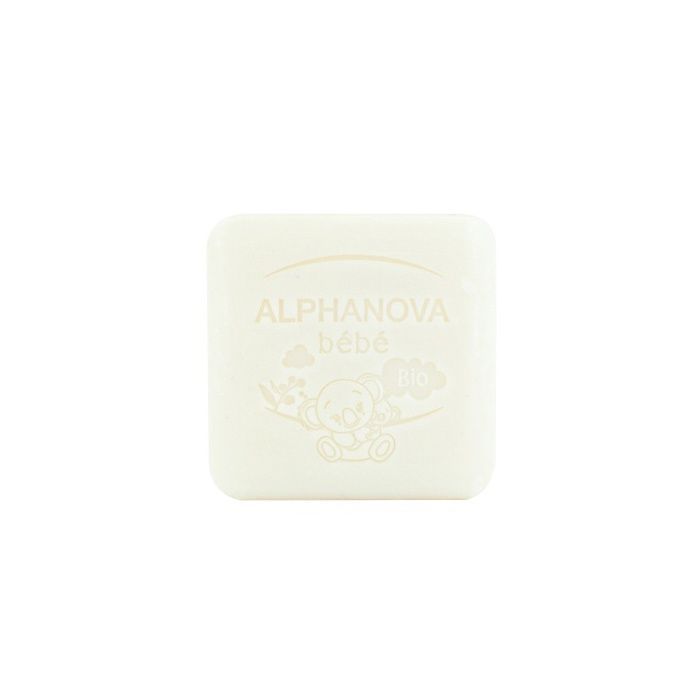 Alphanova Bio-Babywaschgel mit Olivenöl, fest, 100 g